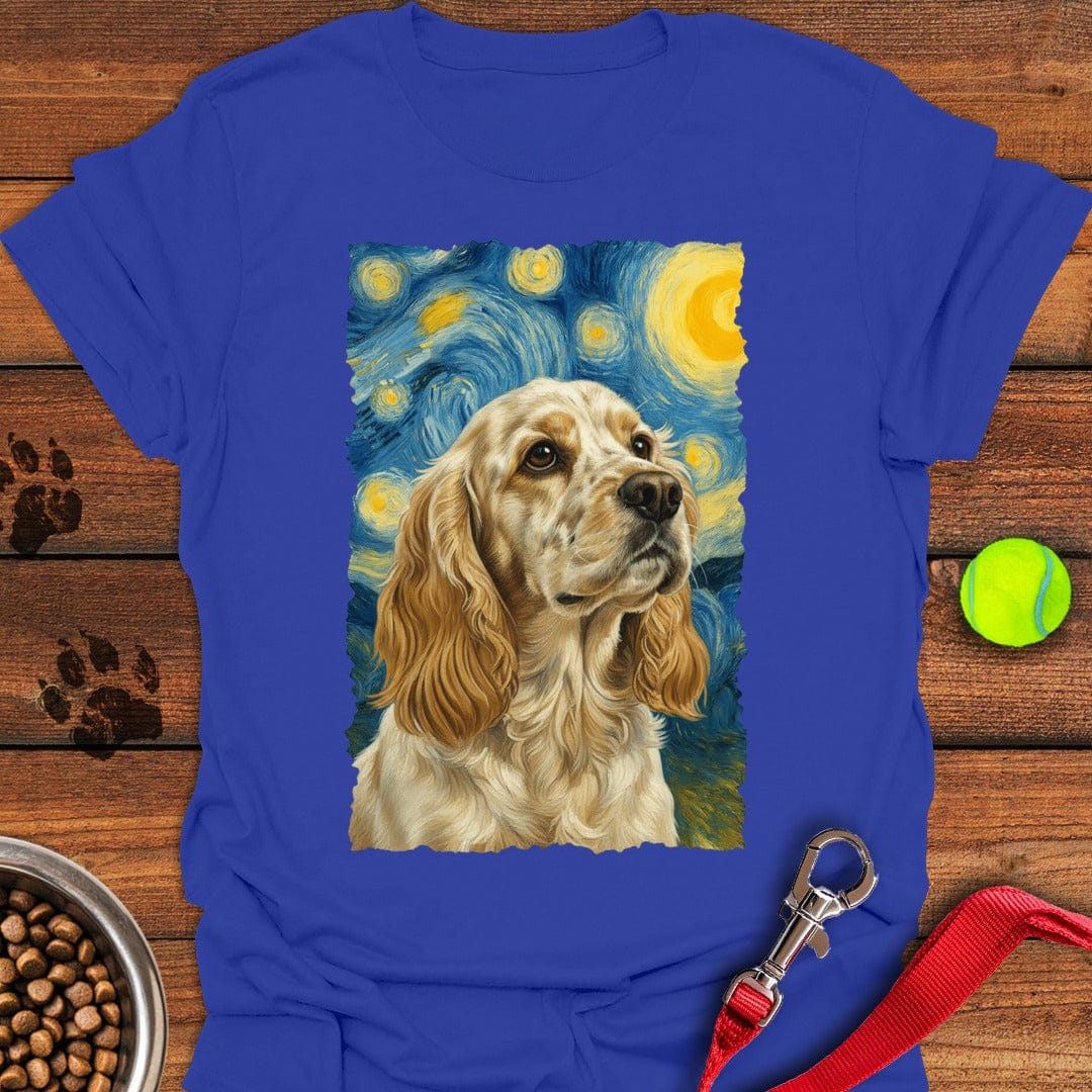 Lemon Roan Cocker Spaniel Starry Night Royal