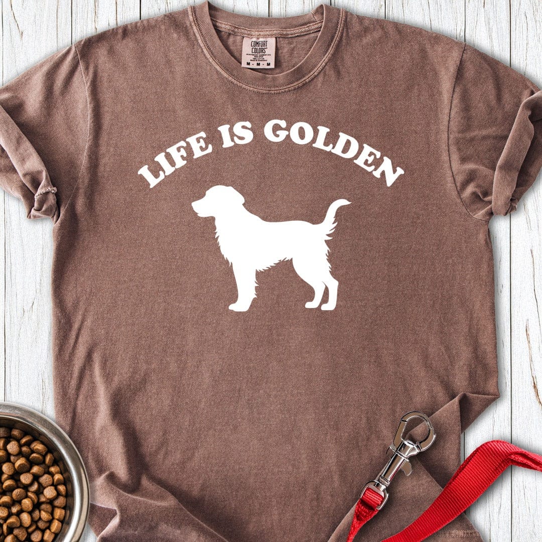 Life is Golden Premium Tee Espresso