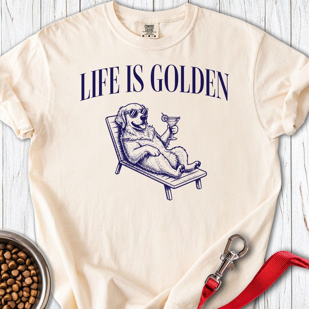 Life is Golden Premium Tee Ivory
