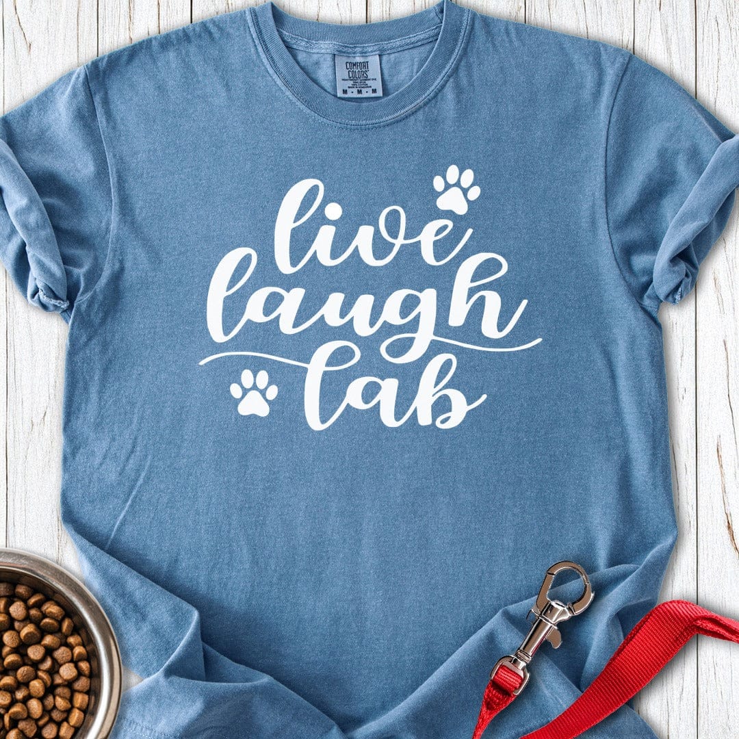 Live Laugh Lab Premium Tee Blue Jean