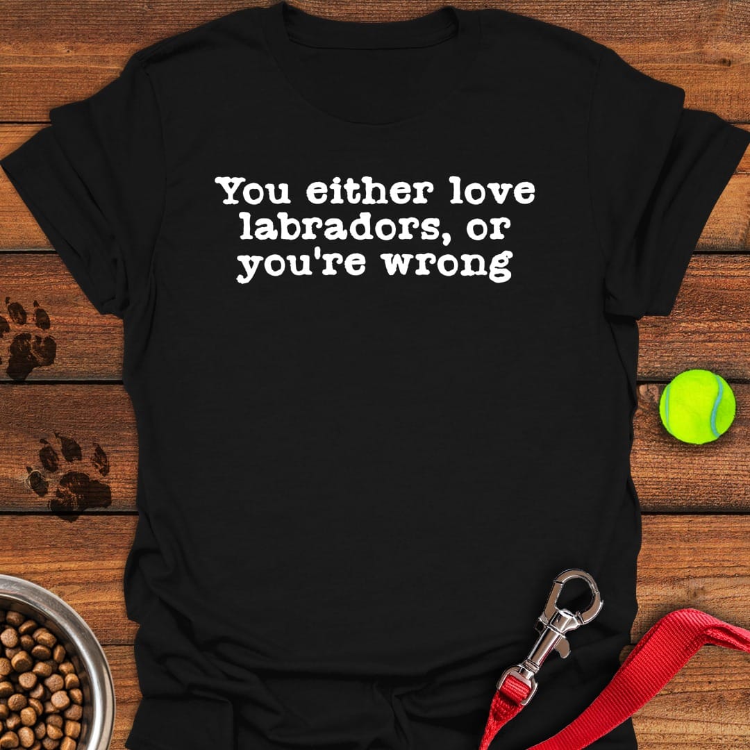 Love Labradors Black