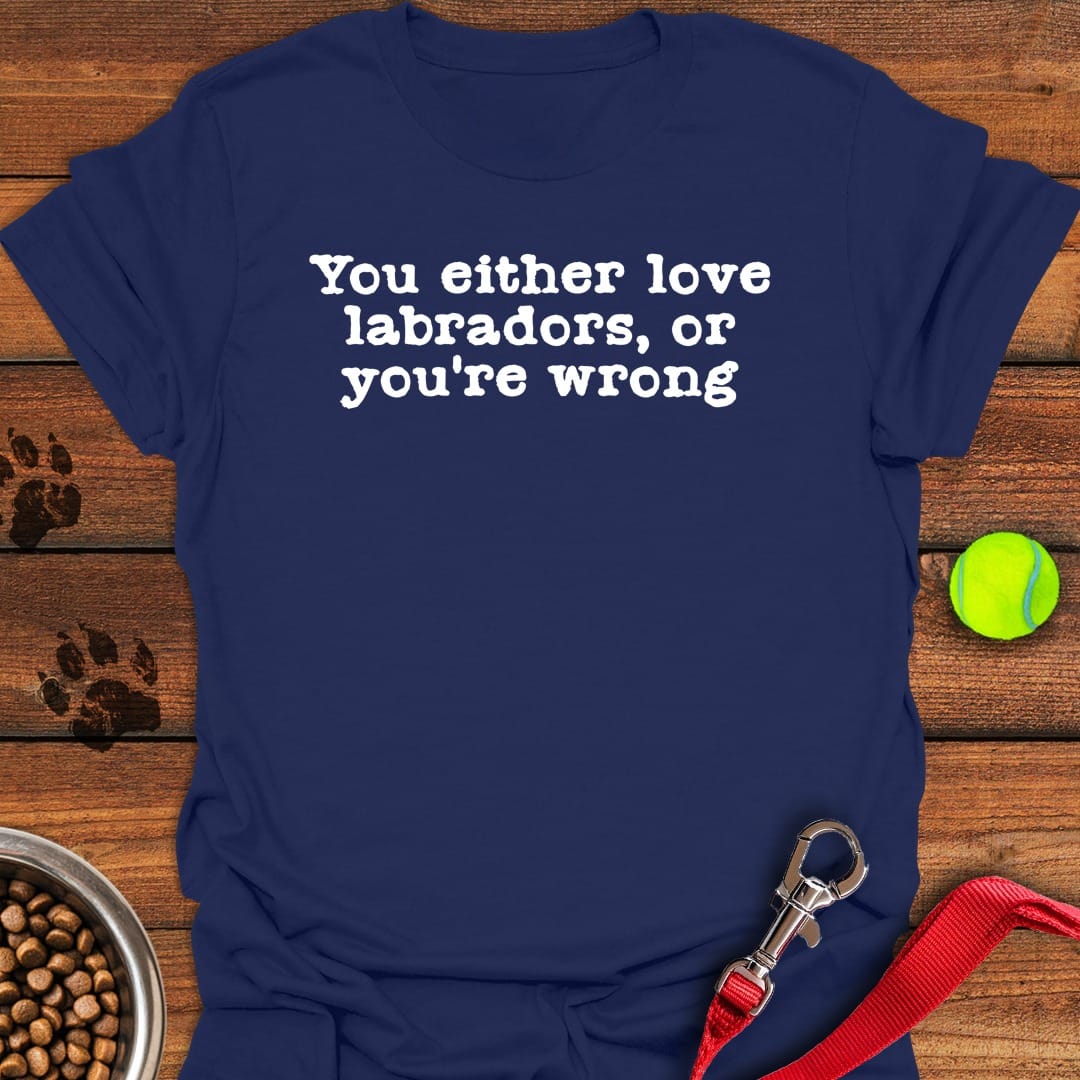 Love Labradors Navy