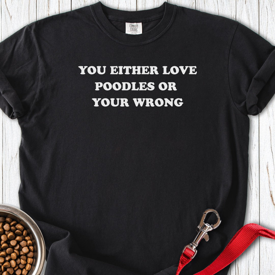 Love Poodles Premium Tee Black