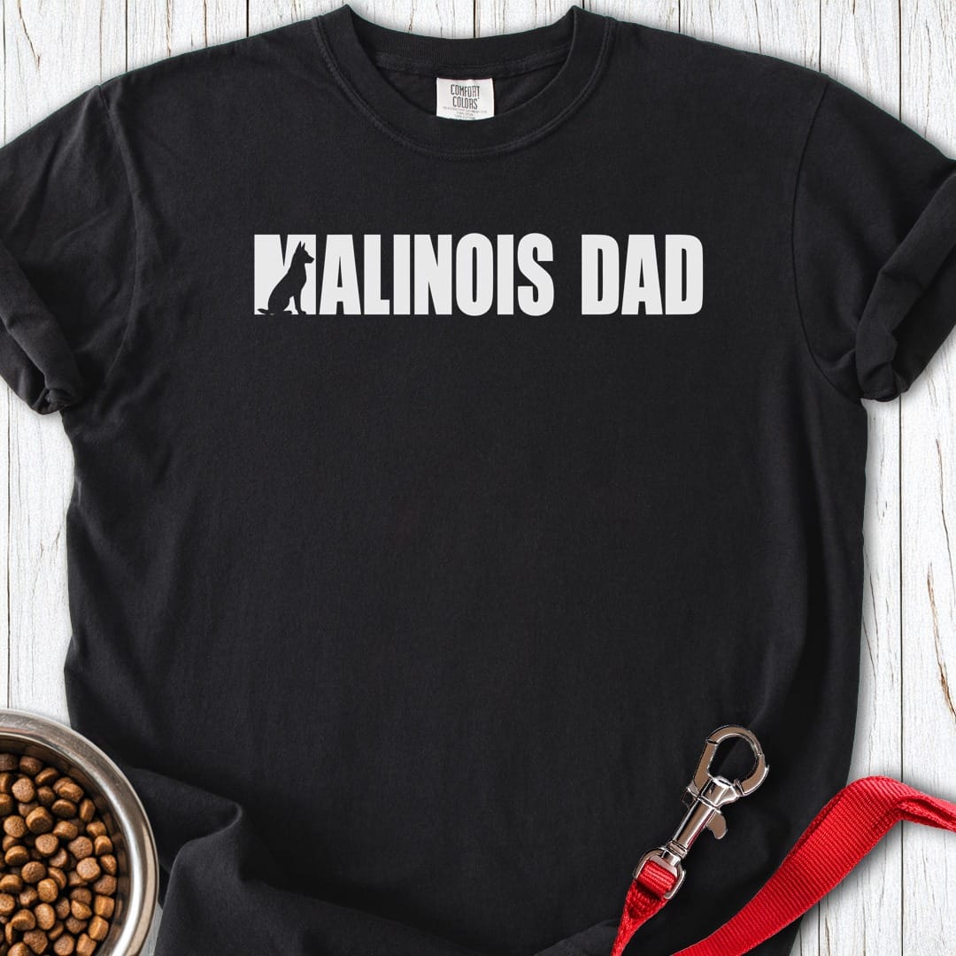 Malinois Dad Premium Tee Black