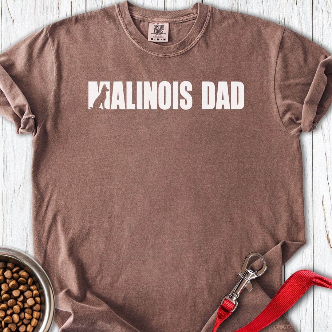 Malinois Dad Premium Tee Espresso