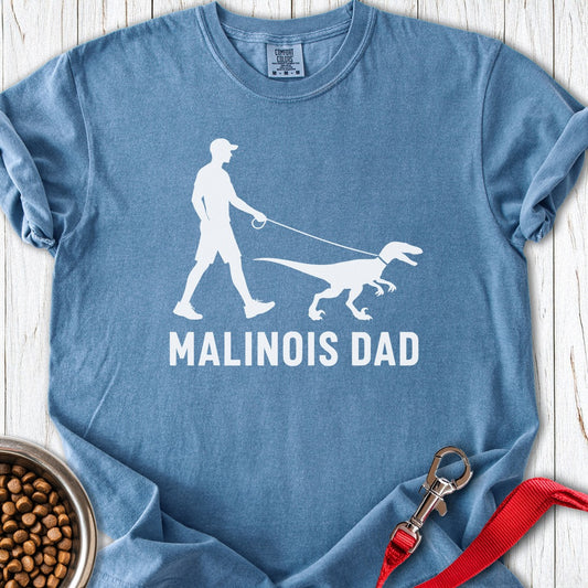 Malinois Dad Velicoraptor Premium Tee Blue Jean