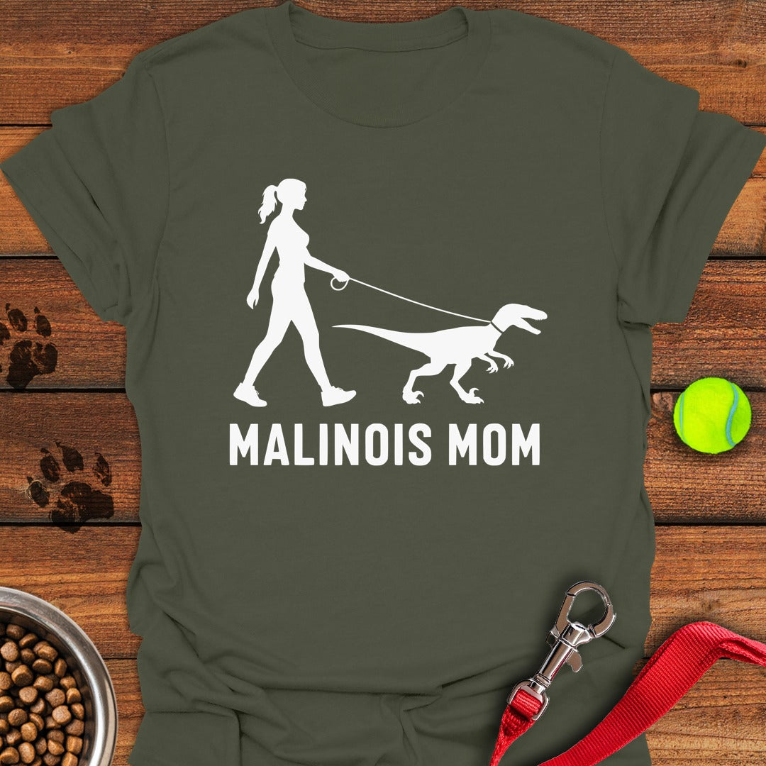 Malinois Mom Velociraptor Military Green