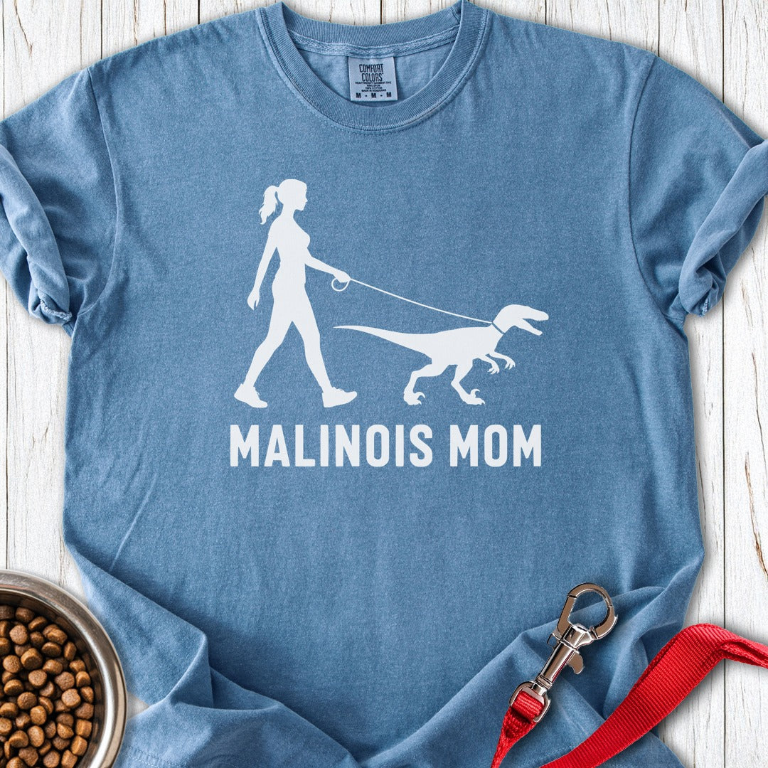 Malinois Mom Velociraptor Premium Tee Blue Jean