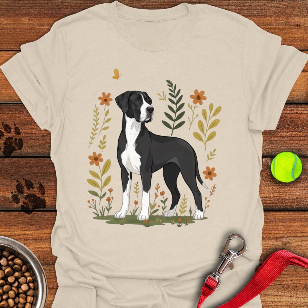 Mantle Great Dane Flowers Natural