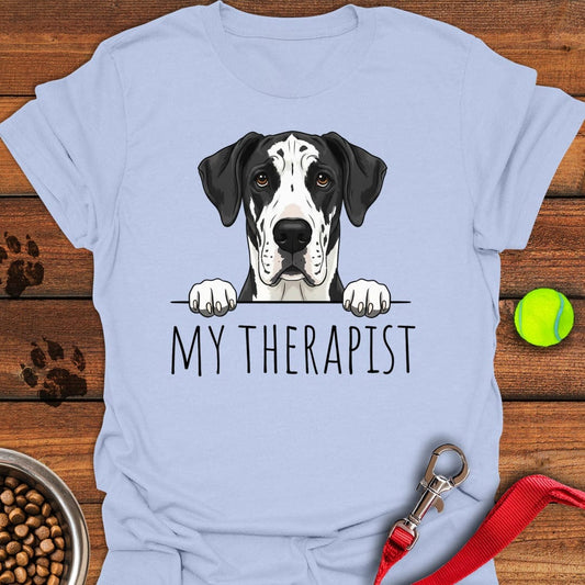 Mantle Great Dane My Therapist Light Blue