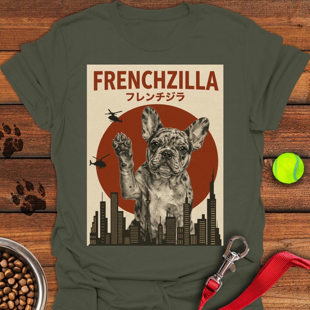 Merle French Bulldog Frenchzilla Military Green