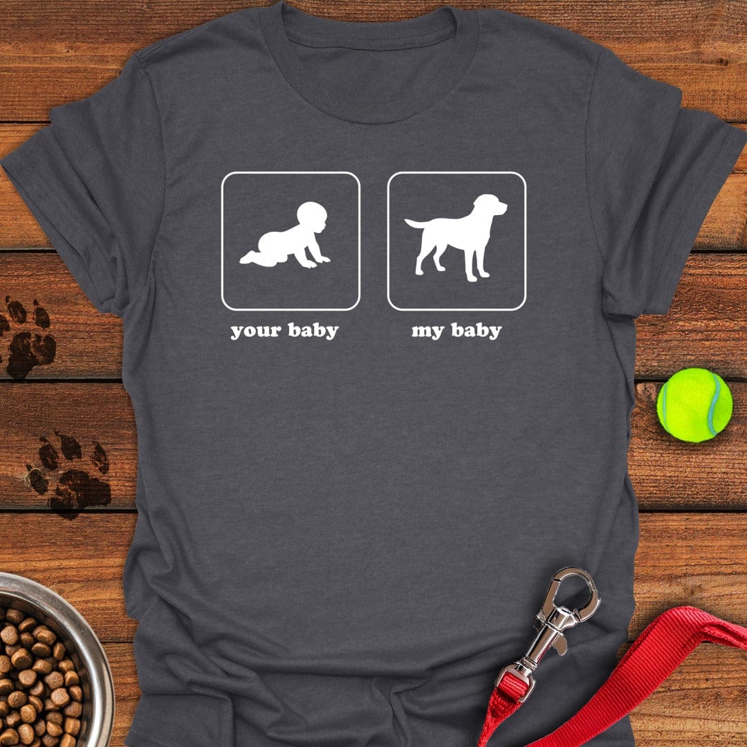 My Baby Labrador Dark Heather