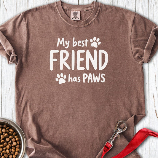 My Best Friend Has Paws Premium Tee Espresso