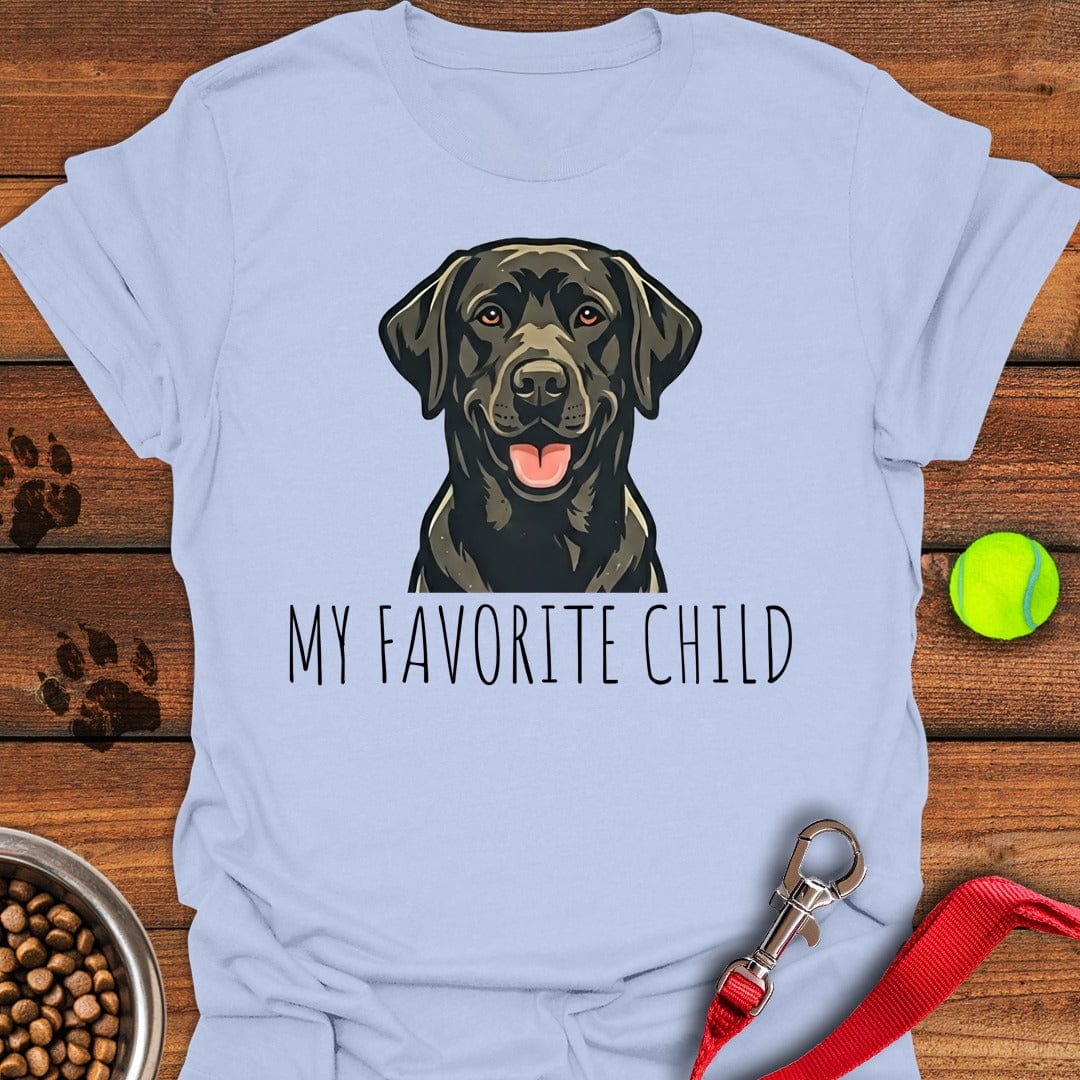 My Favorite Child Black Lab Light Blue