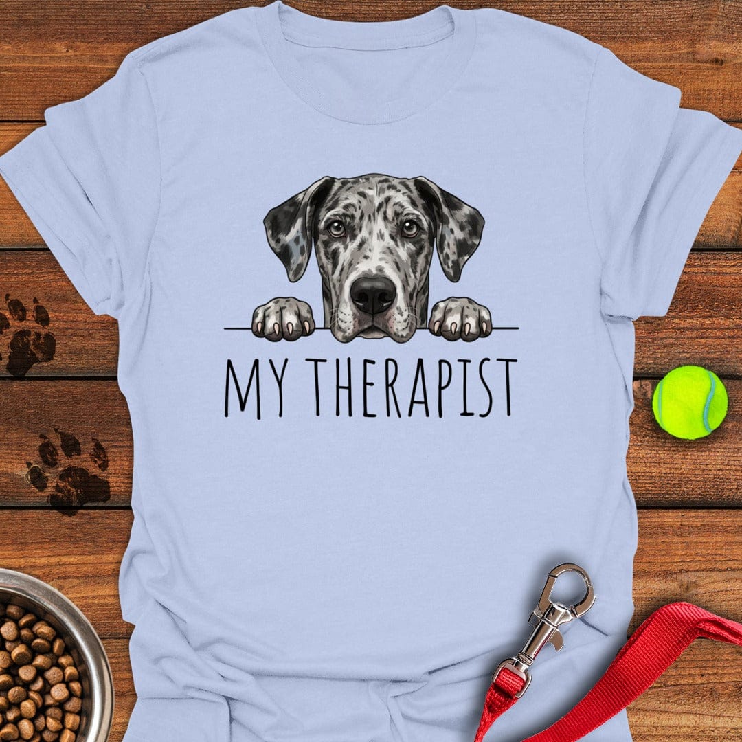 My Therapist Merle Great Dane Light Blue
