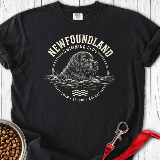 Newfoundland Swimming Club Premium Tee Black