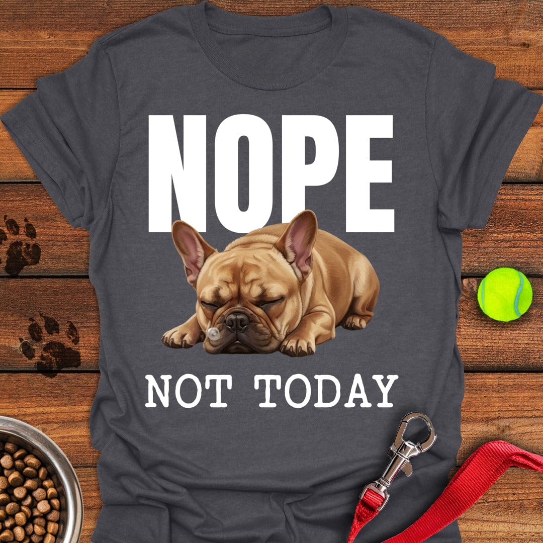 Nope French Bulldog Dark Heather