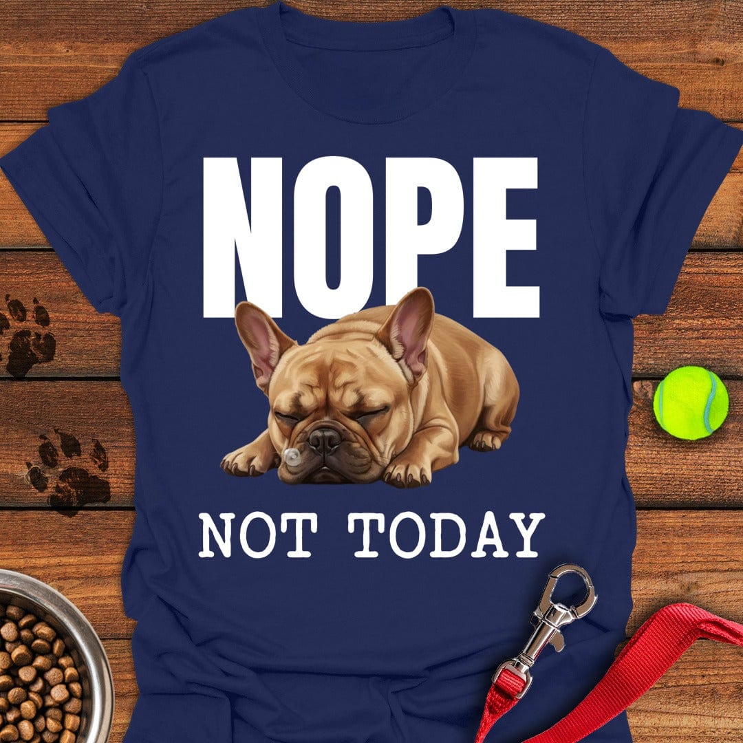 Nope French Bulldog Navy