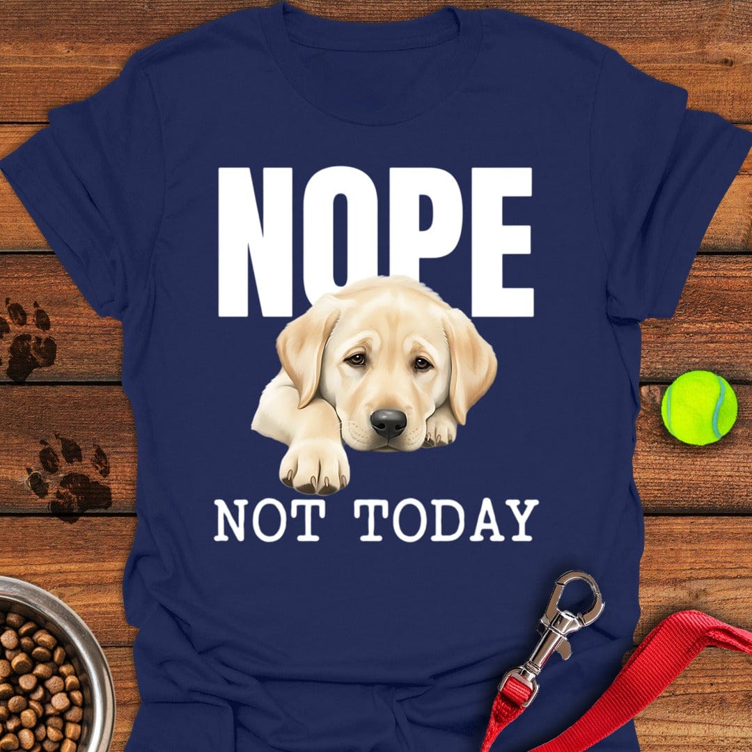 Nope Not Today Lab Navy