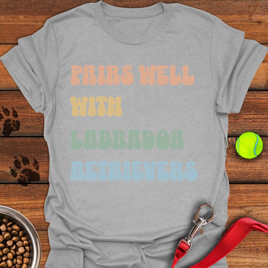 Pairs Well With Labradors Sport Grey