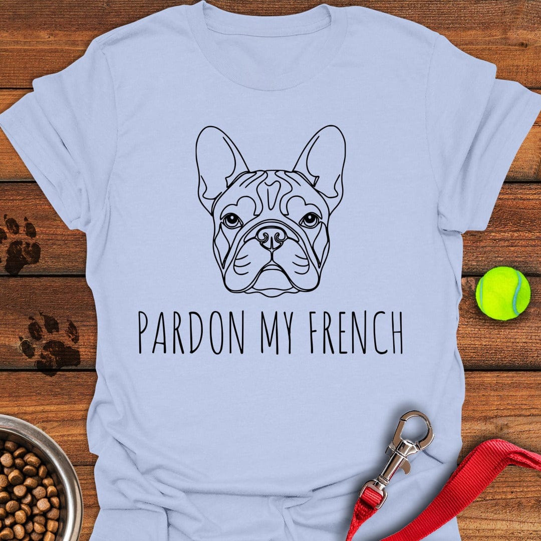 Pardon My French Bulldog Light Blue