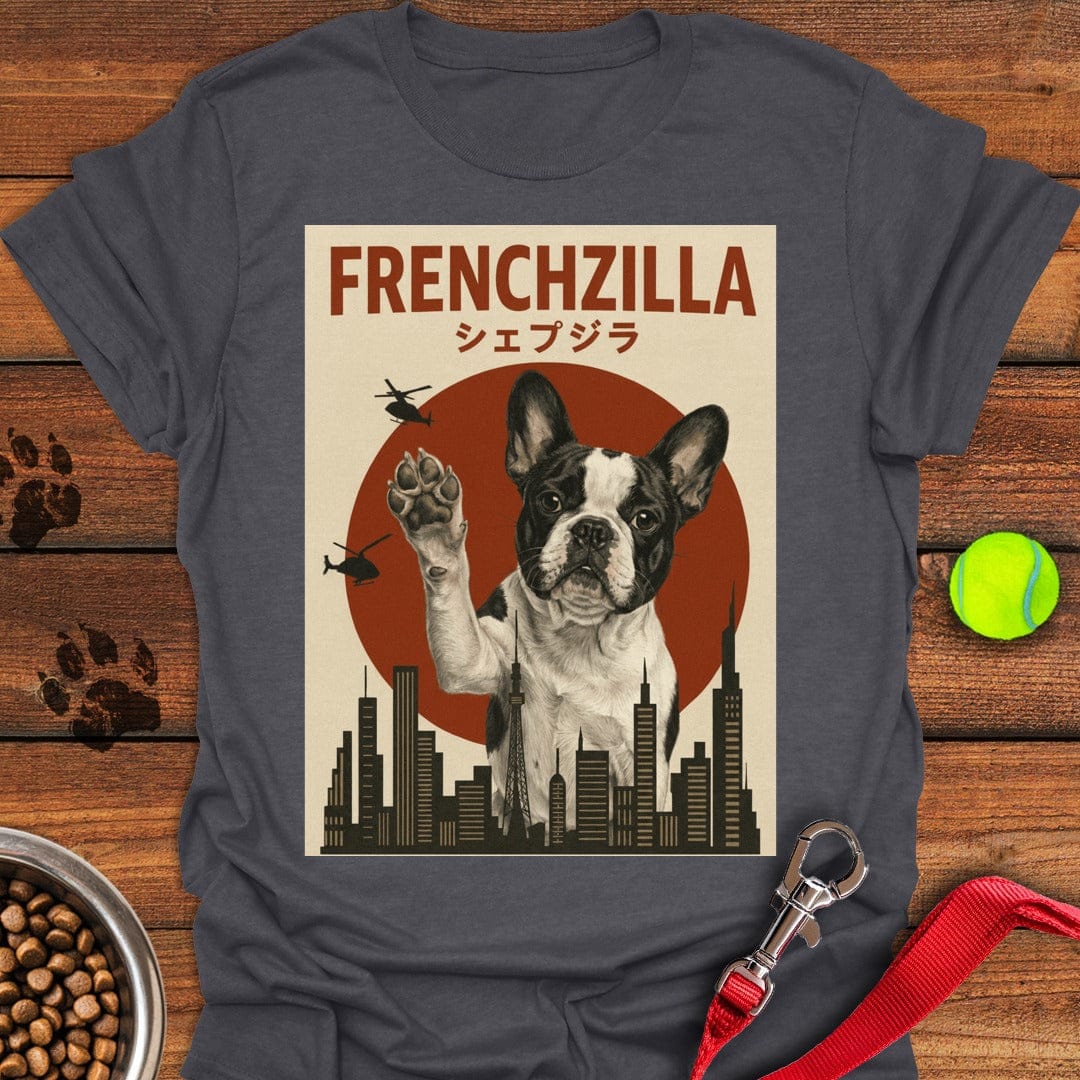 Piebald French Bulldog Frenchzilla Dark Heather