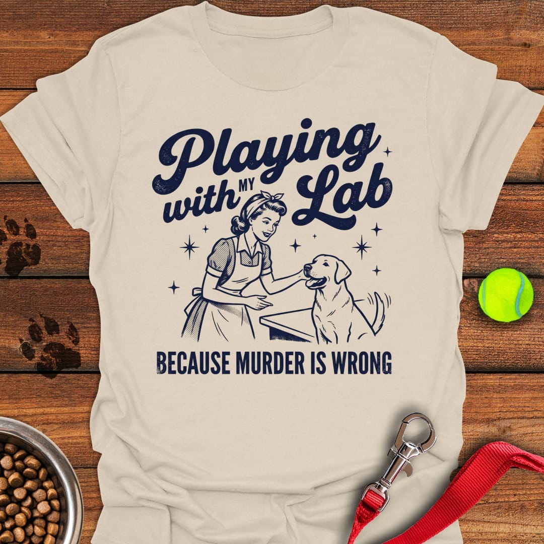 Playing With My Lab Natural