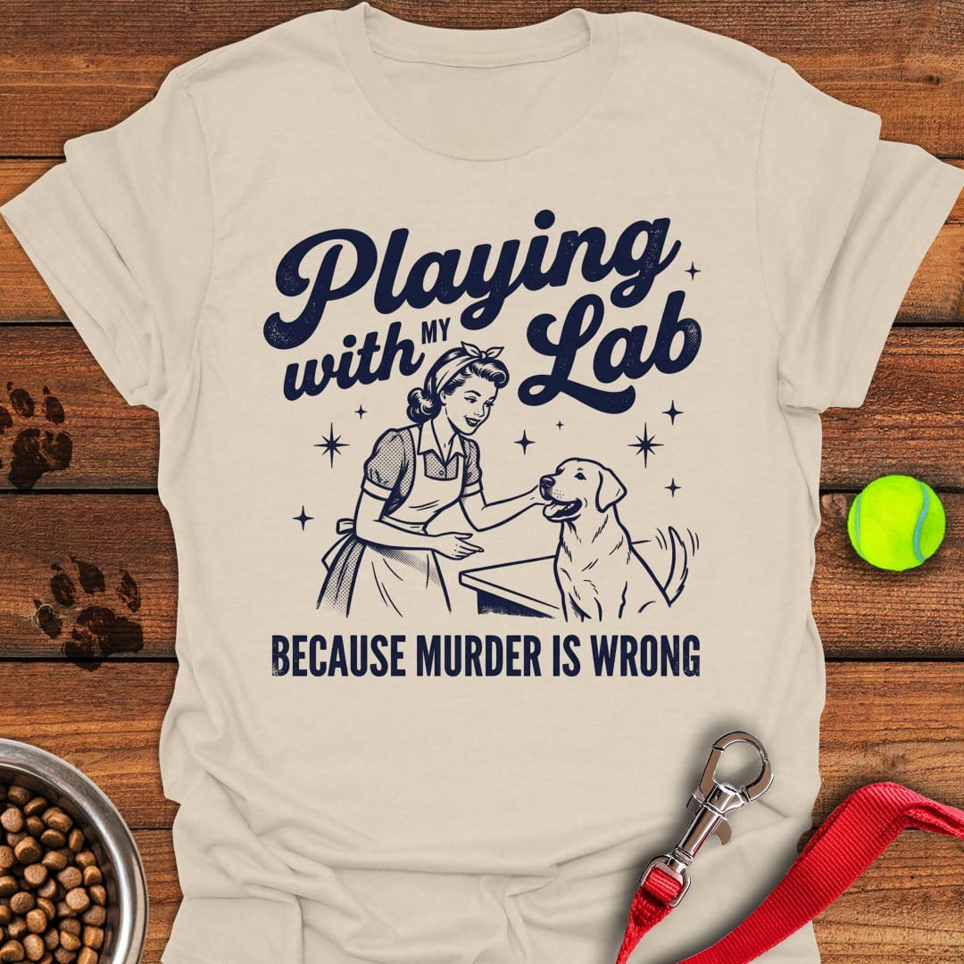 Playing With My Lab Natural