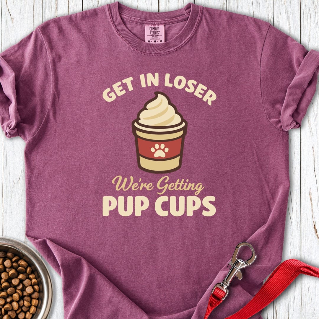 Pup Cups Labrador Premium Tee Berry