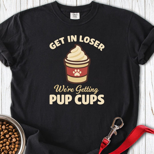 Pup Cups Labrador Premium Tee Black