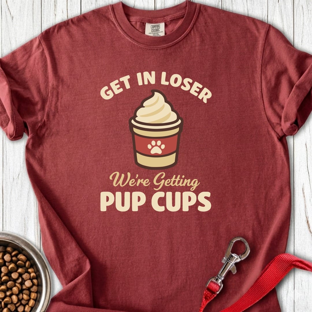 Pup Cups Labrador Premium Tee Brick