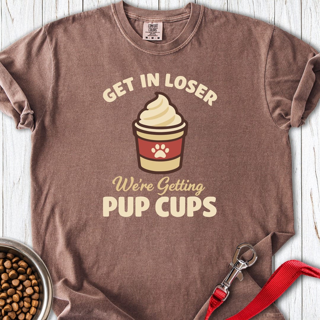 Pup Cups Labrador Premium Tee Espresso