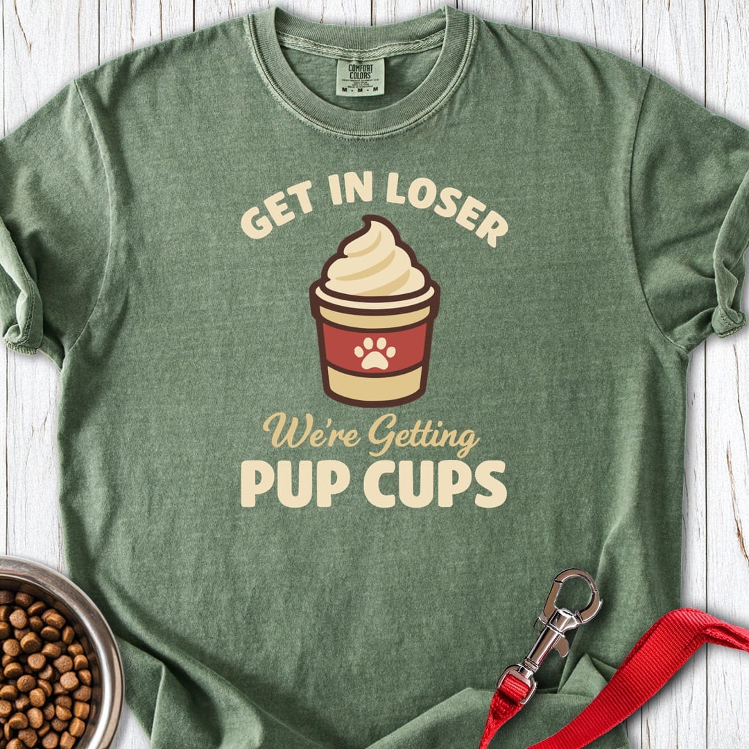 Pup Cups Labrador Premium Tee Moss