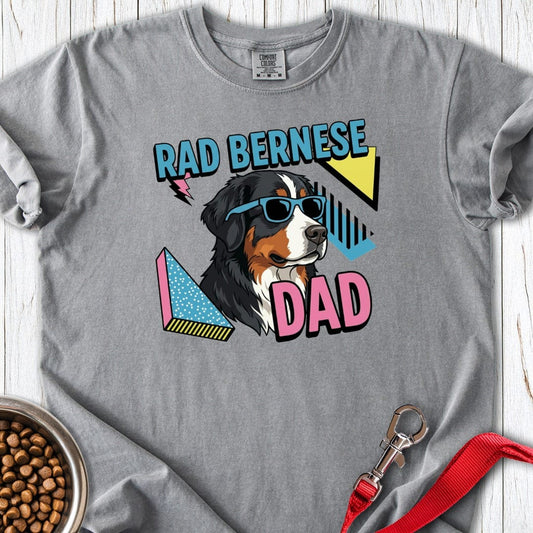Rad Bernese Dad Premium Tee Grey
