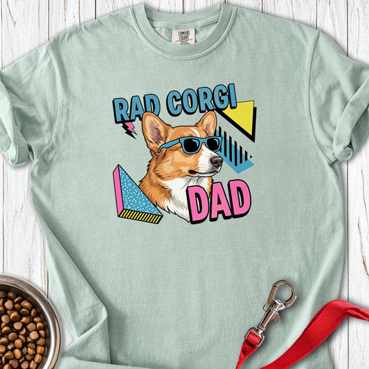 Rad Corgi Dad Premium Tee Bay