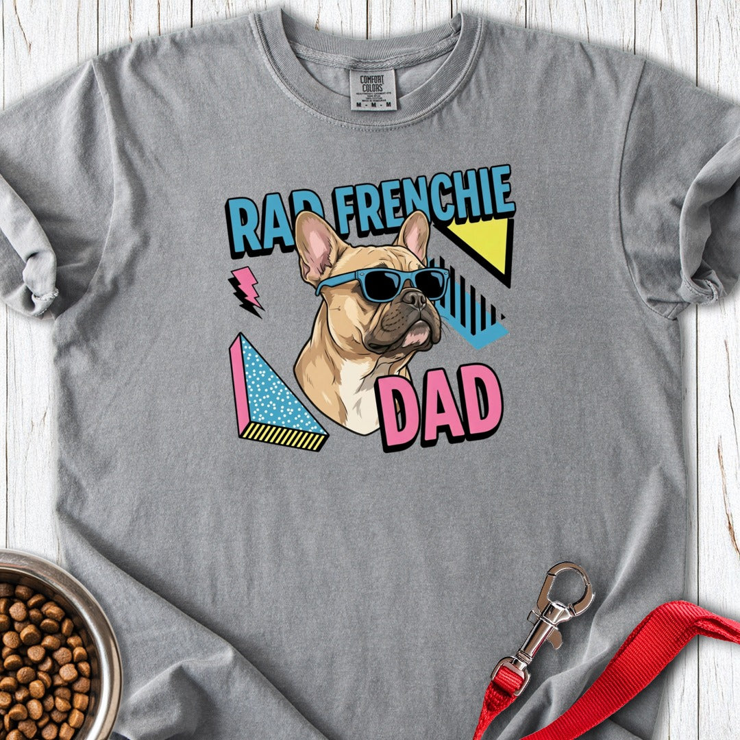 Rad Fawn Frenchie Dad Premium Tee Grey