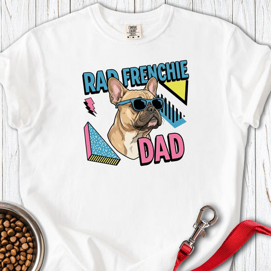Rad Fawn Frenchie Dad Premium Tee White