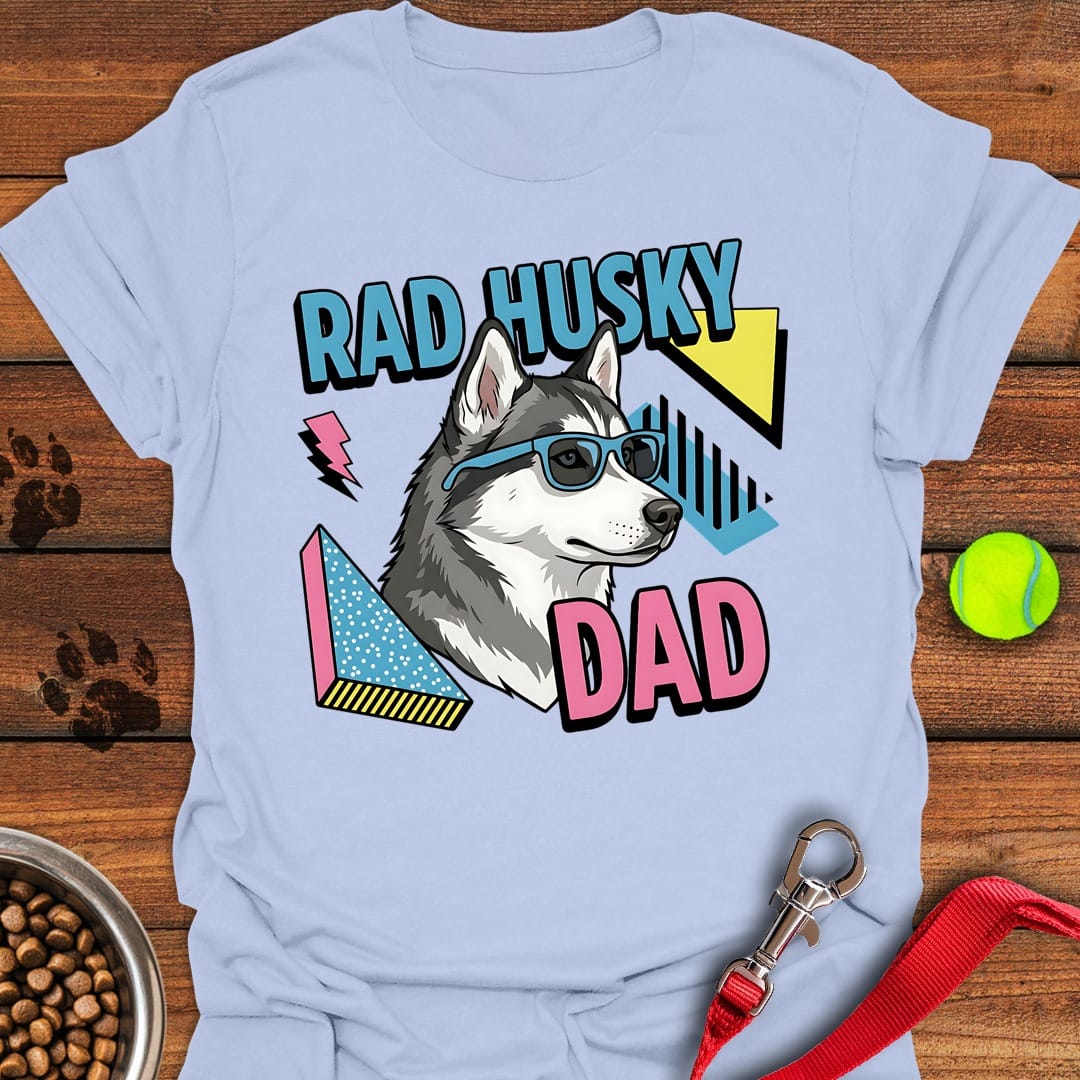 Rad Husky Dad Light Blue