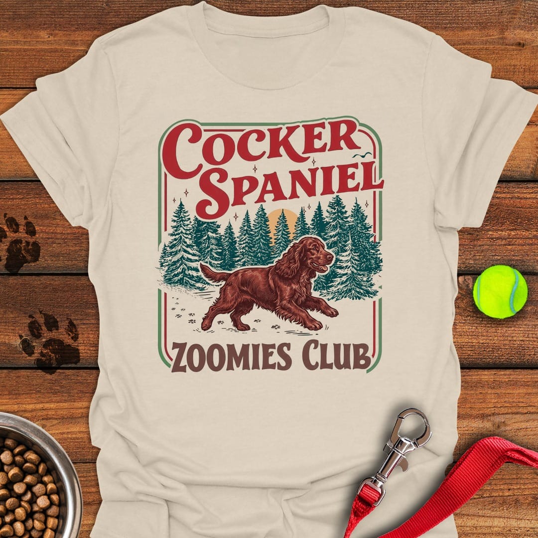 Red Cocker Spaniel Zoomies Club Natural