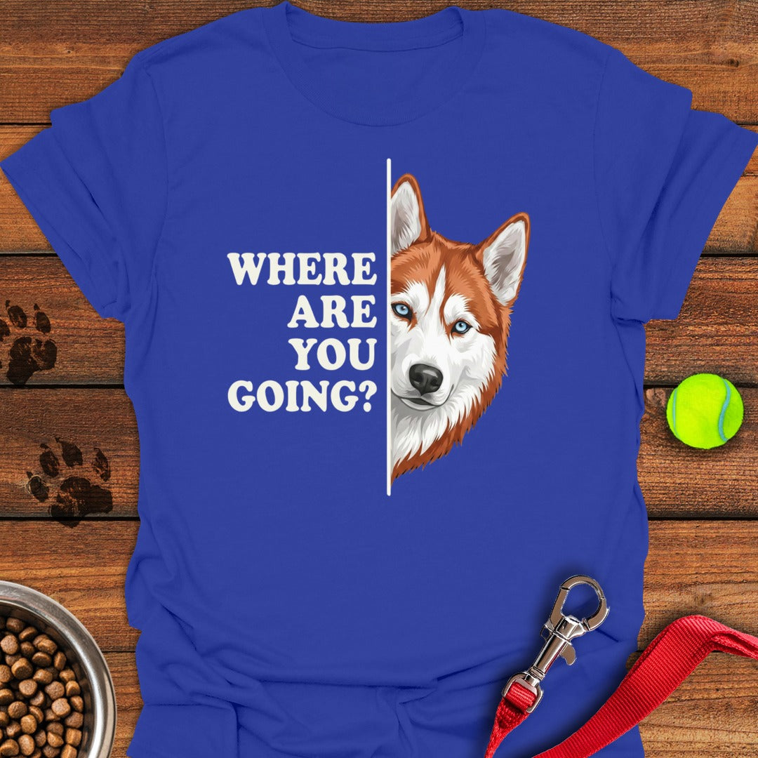 Red and White Husky Alert Royal