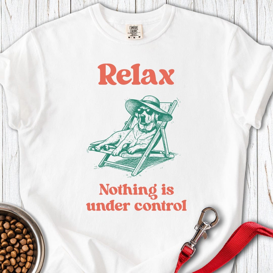 Relax Labrador Premium Tee White