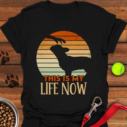 Petting French Bulldogs T-Shirt Black