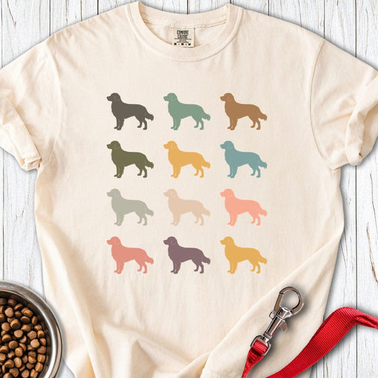 Retro Golden Retrievers Premium Tee Ivory
