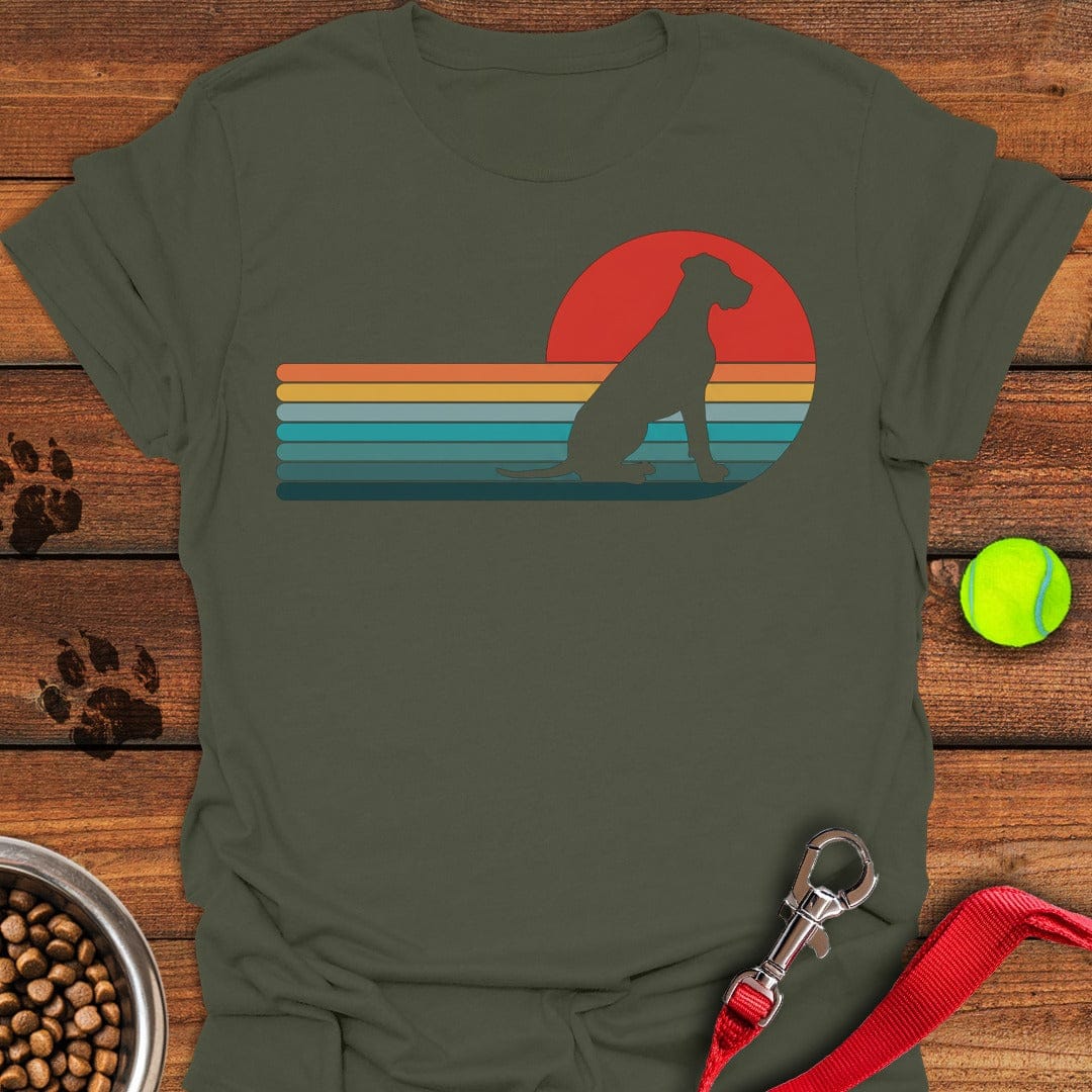 Retro Great Dane Military Green