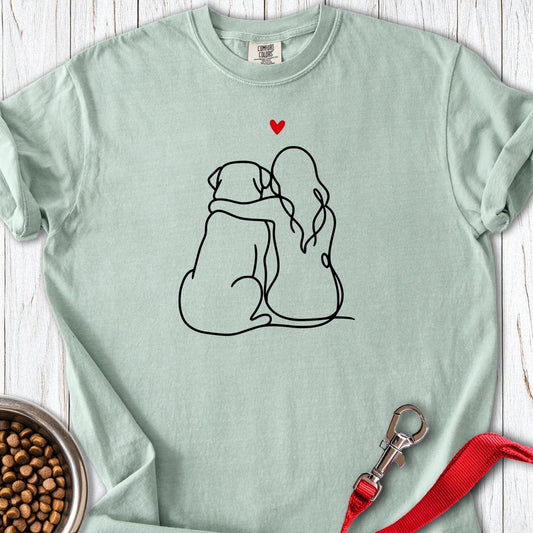 Rottweiler No Tail and Girl Premium Tee Bay
