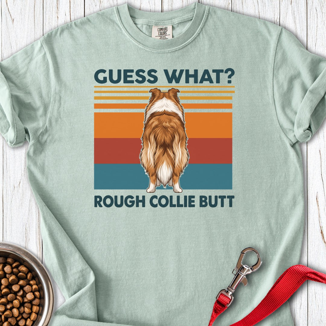 Rough Collie Butt Premium Tee Bay