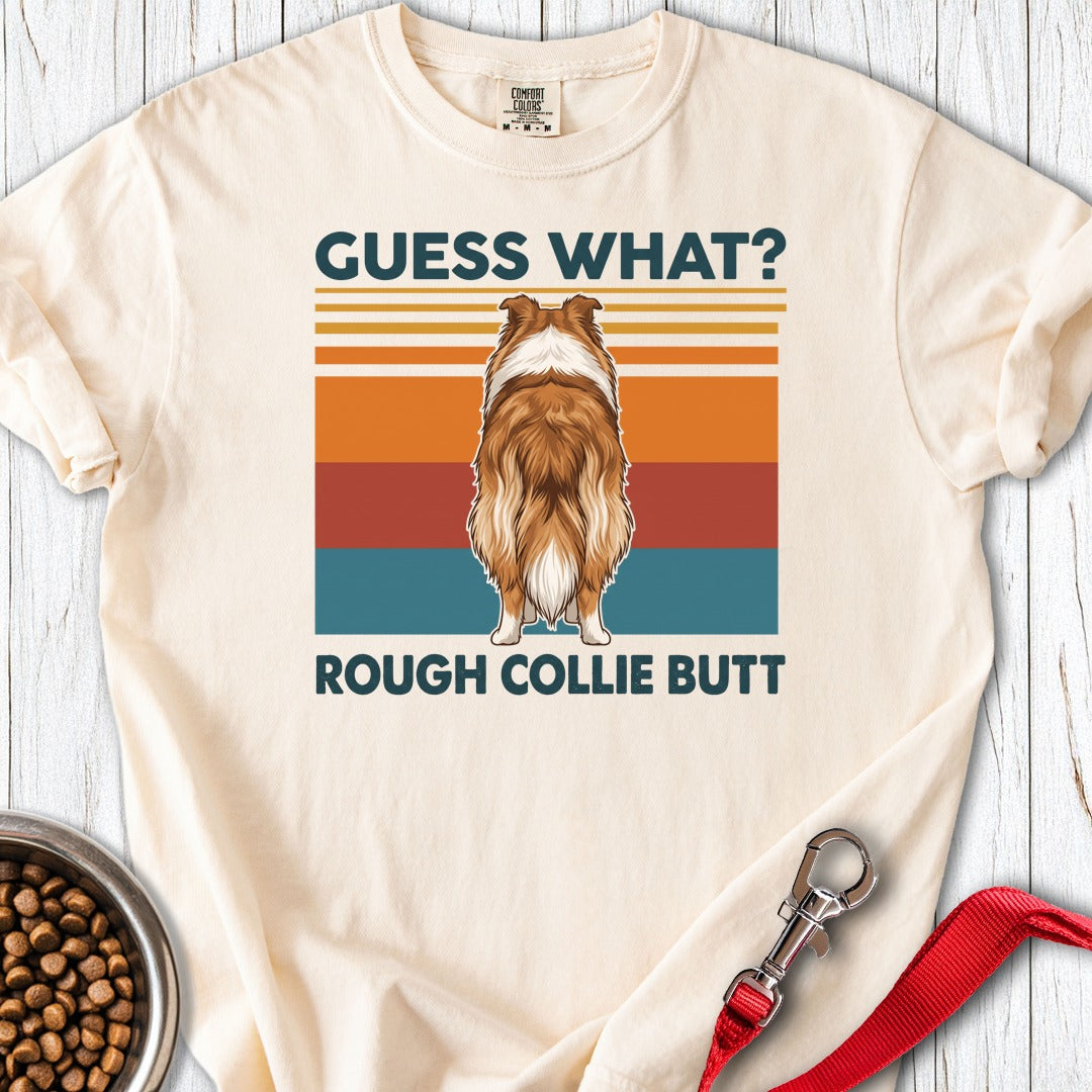 Rough Collie Butt Premium Tee Ivory