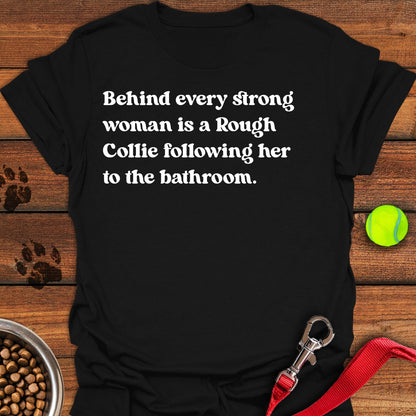 Rough Collie Strong Woman Black