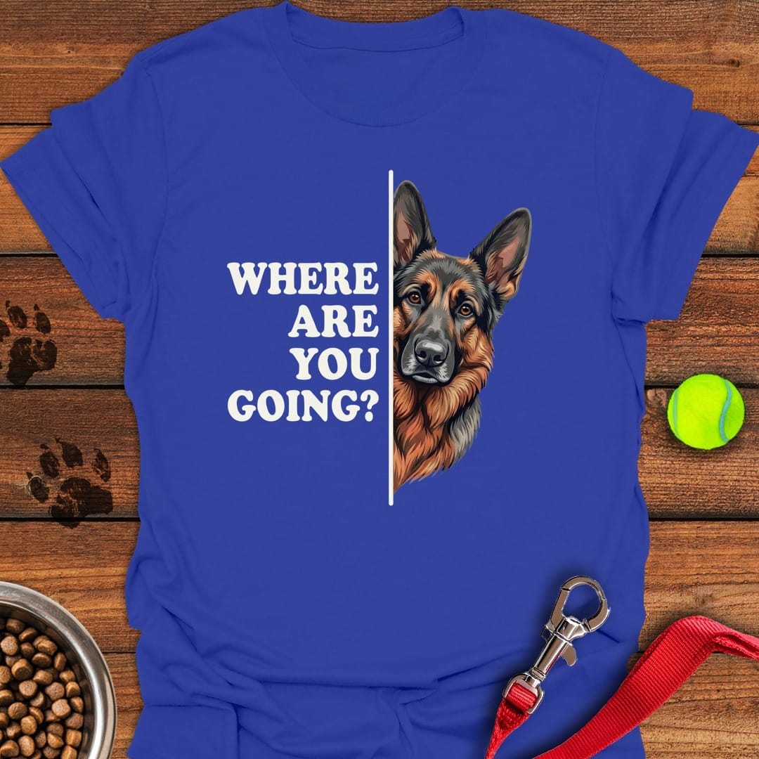 Sable German Shepherd Following Royal