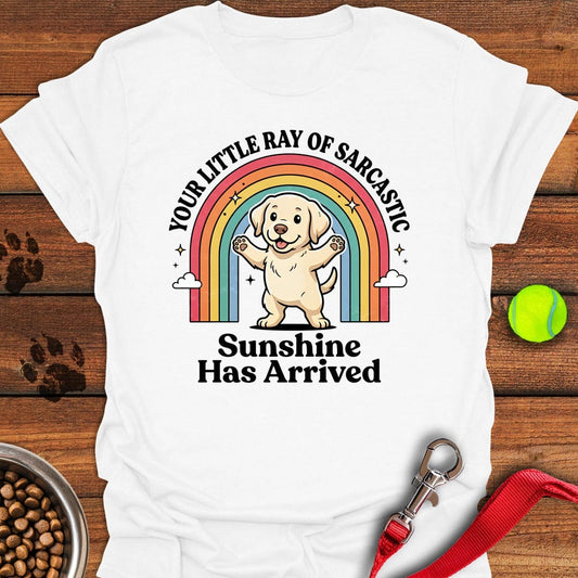 Sarcastic Sunshine Puppy White